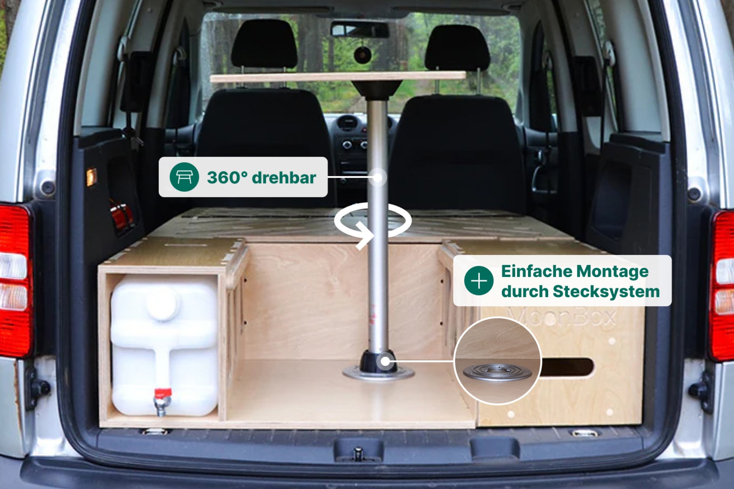 Moonbox Campingbox Minivan 100cm Modify