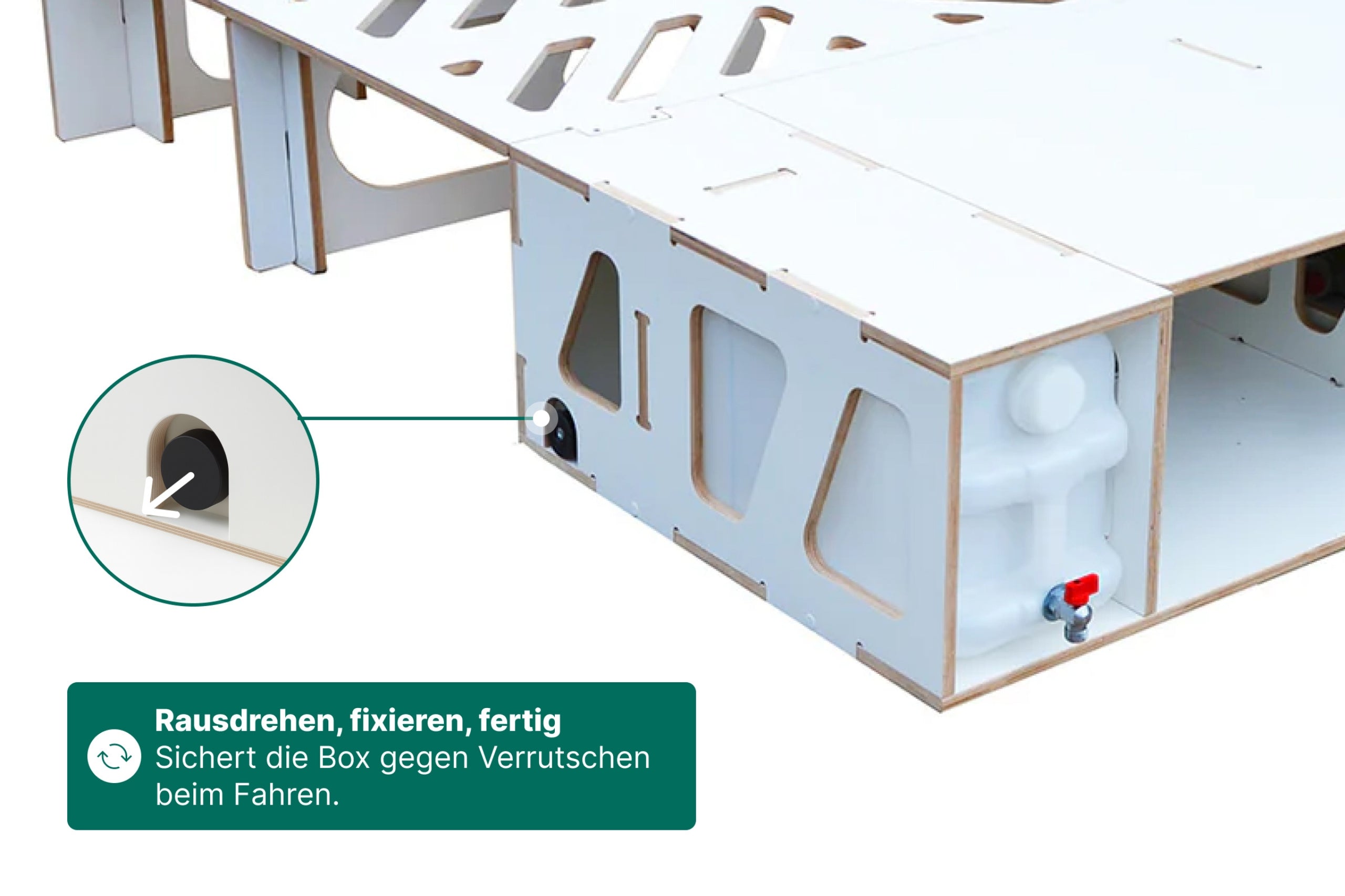 Moonbox Campingbox Minivan 100cm Modify