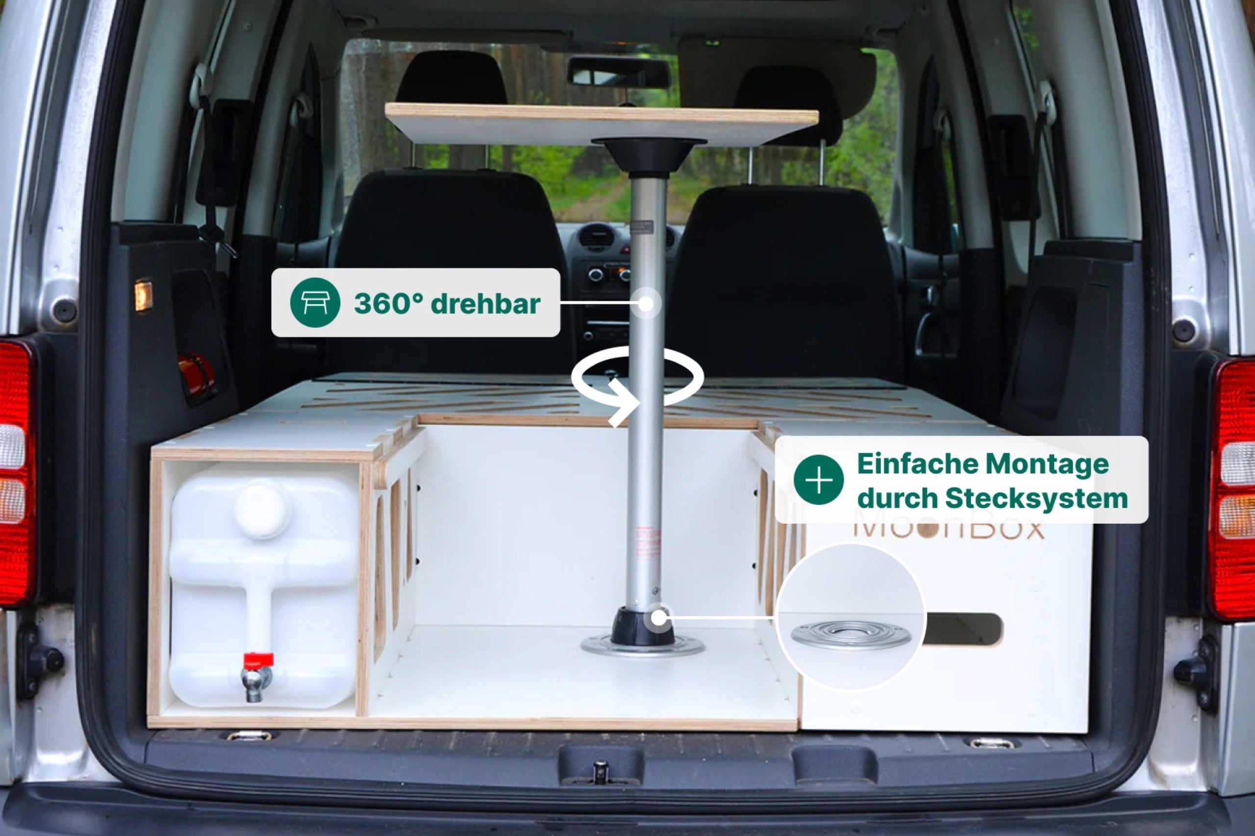 Moonbox Campingbox Minivan 100cm Modify