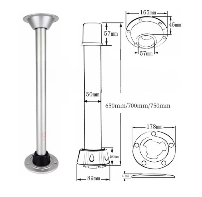 Moonbox Standard Tischbein RV