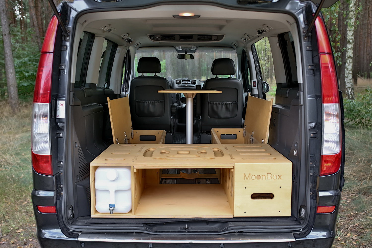 Moonbox Campingbox mit Tisch Van/Bus 124cm UV-Lack