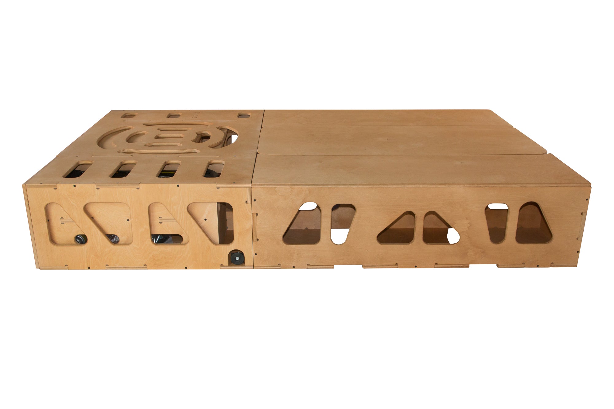 Moonbox Campingbox mit Tisch Van/Bus 115cm Natur