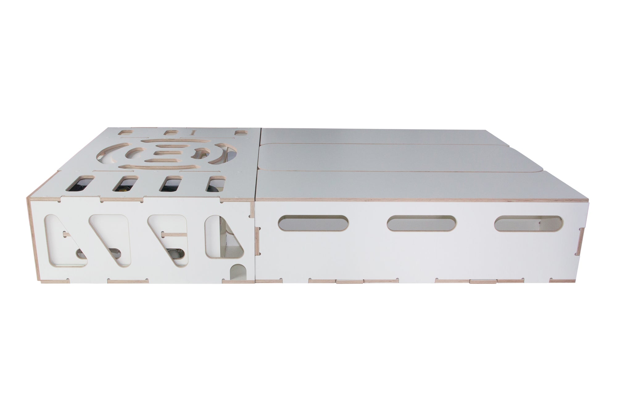 Moonbox Campingbox mit Tisch Van/Bus 115cm Weiß