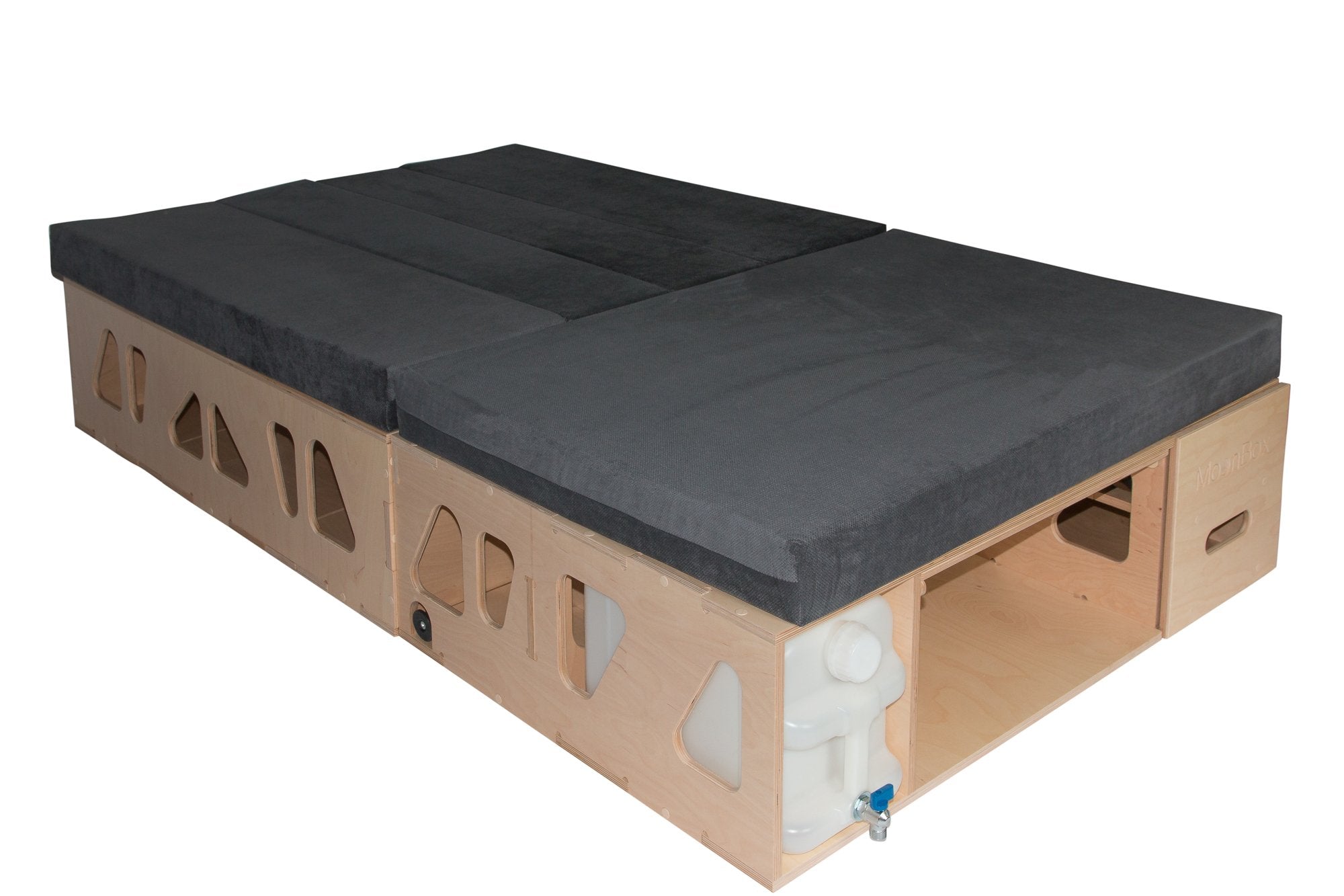 Moonbox Campingbox mit Tisch Van/Bus 124cm UV-Lack