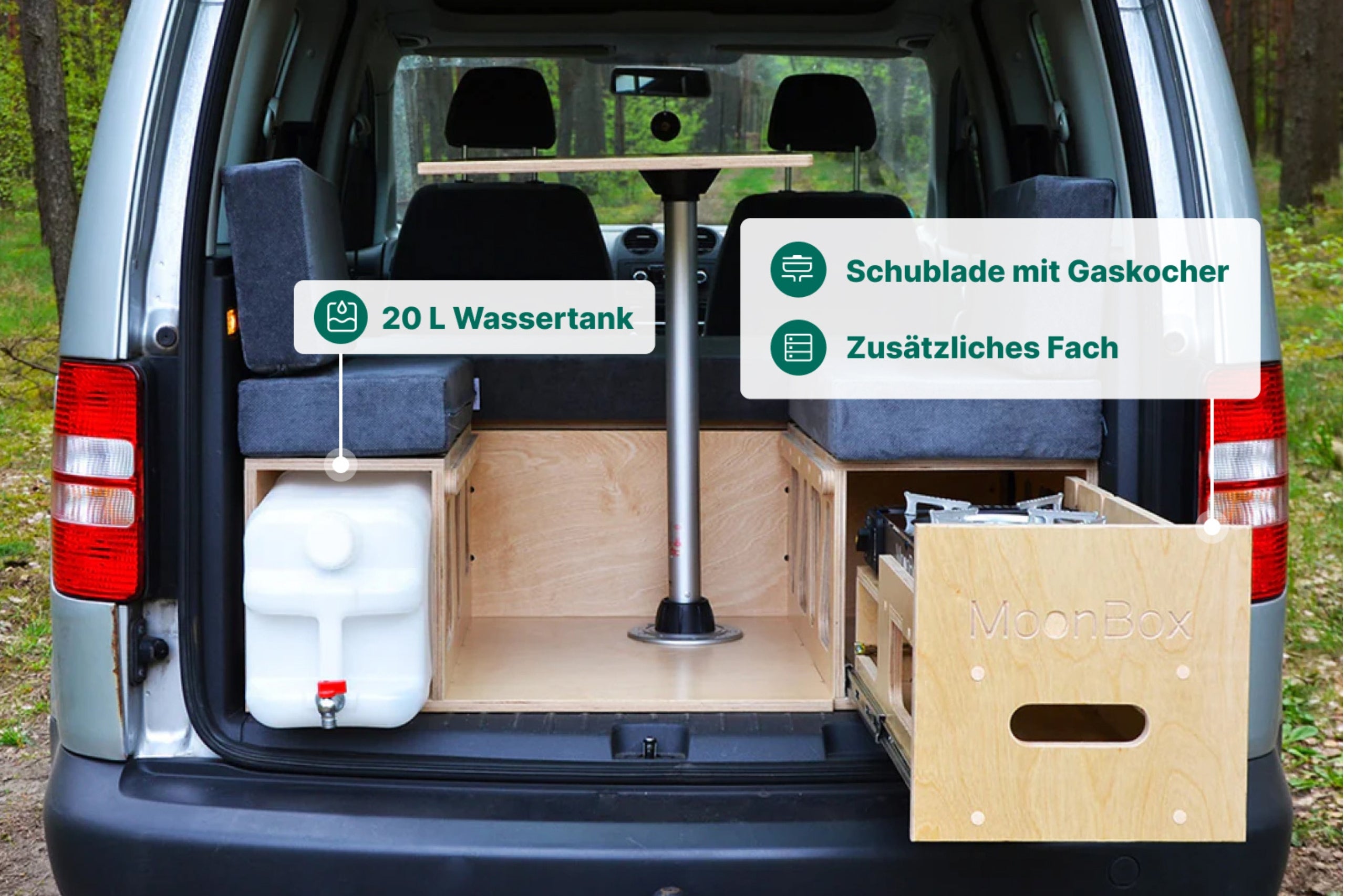 Moonbox Campingbox Minivan 100cm Modify