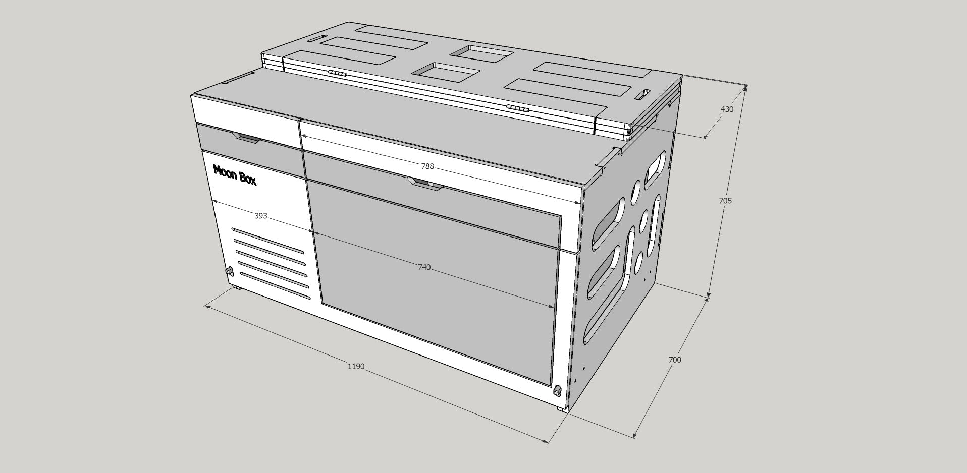 Moonbox Campingbox Van/Bus 119 Premium