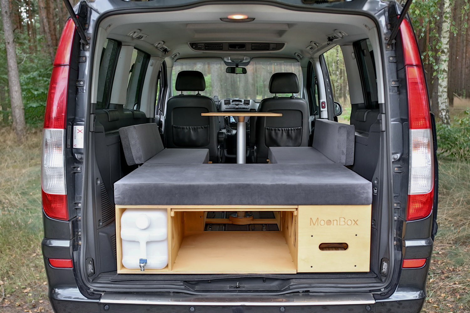 Moonbox Campingbox mit Tisch Van/Bus 124cm UV-Lack