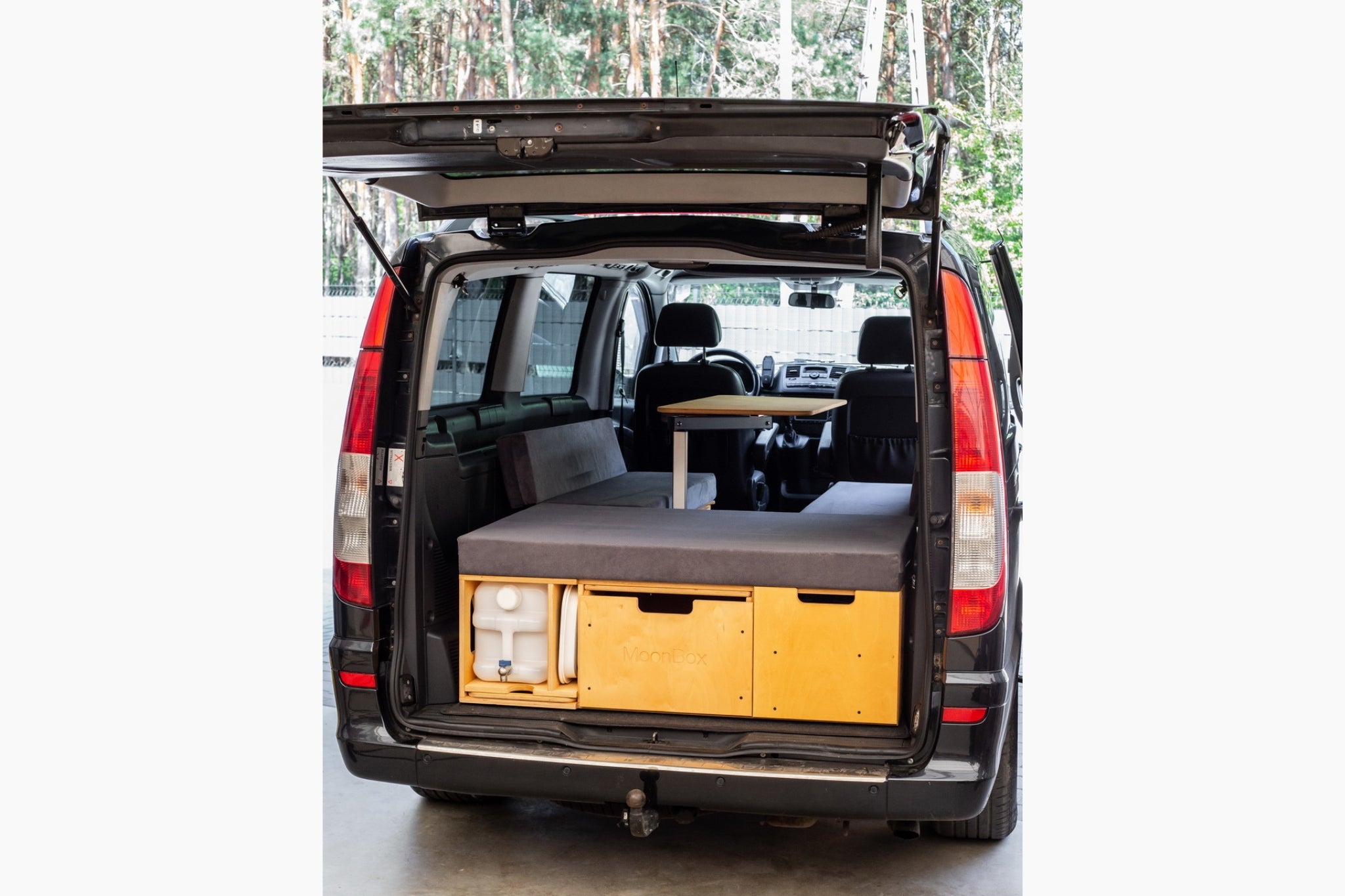 Moonbox Campingbox mit Tisch Van/Bus 119cm Modify Natur