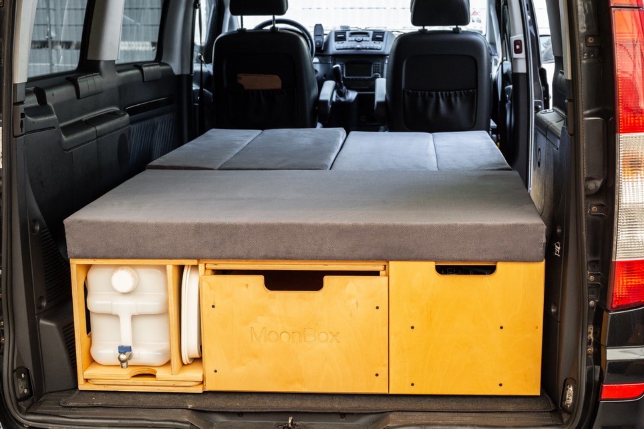 Moonbox Campingbox mit Tisch Van/Bus 119cm Modify Natur