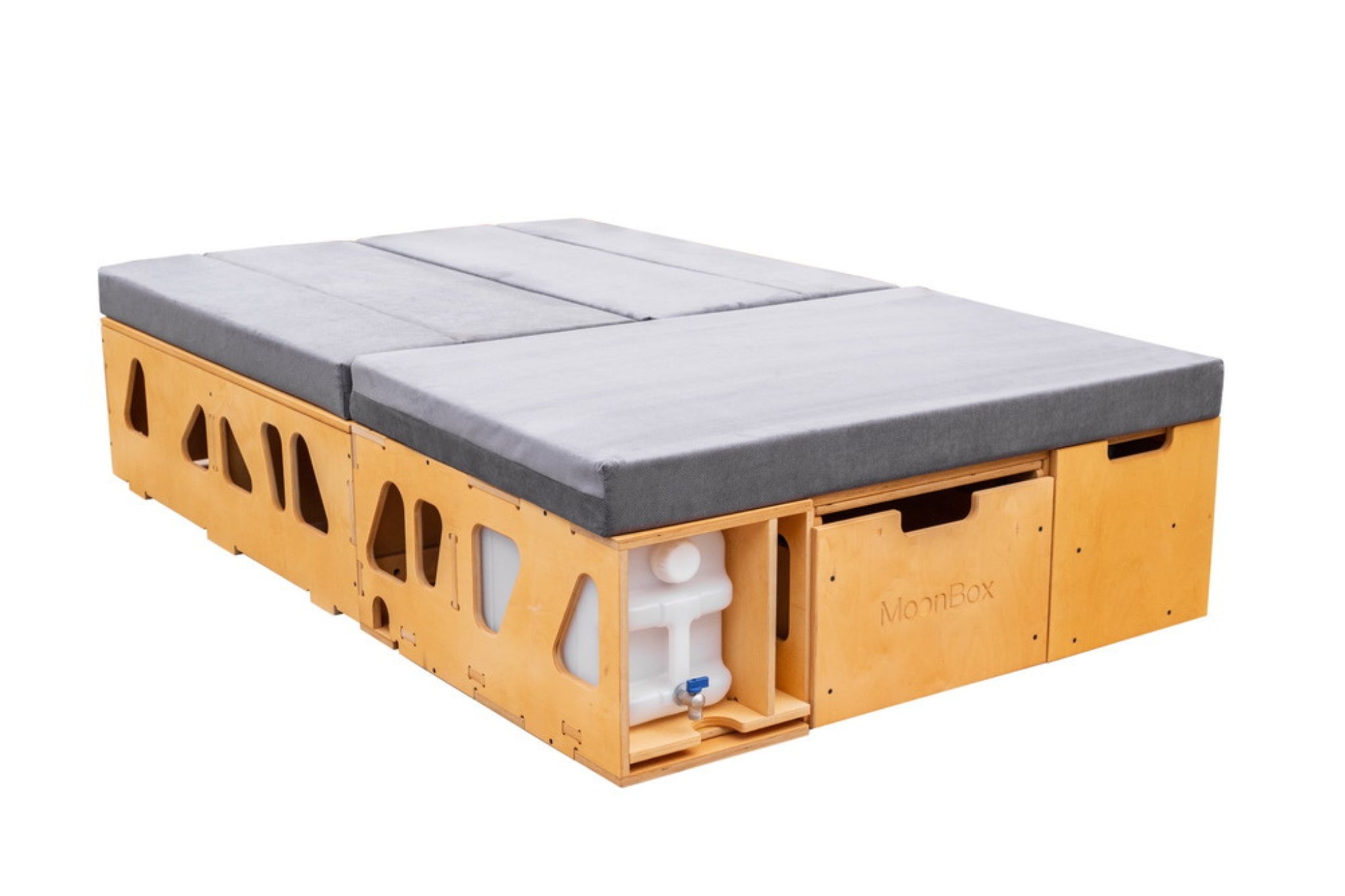 Moonbox Campingbox mit Tisch Van/Bus 119cm Modify Natur