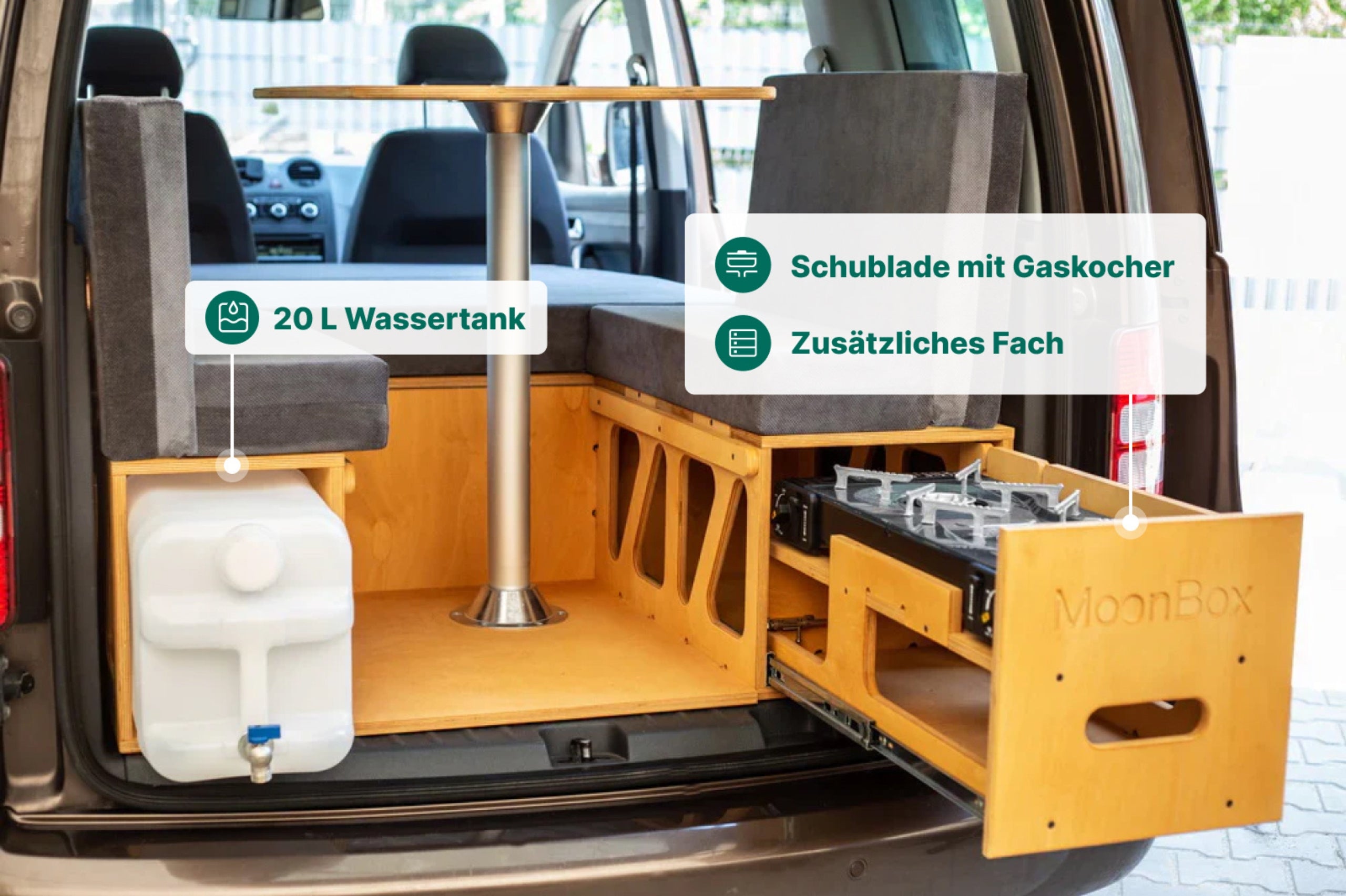 Moonbox Campingbox Minivan 100cm Modify