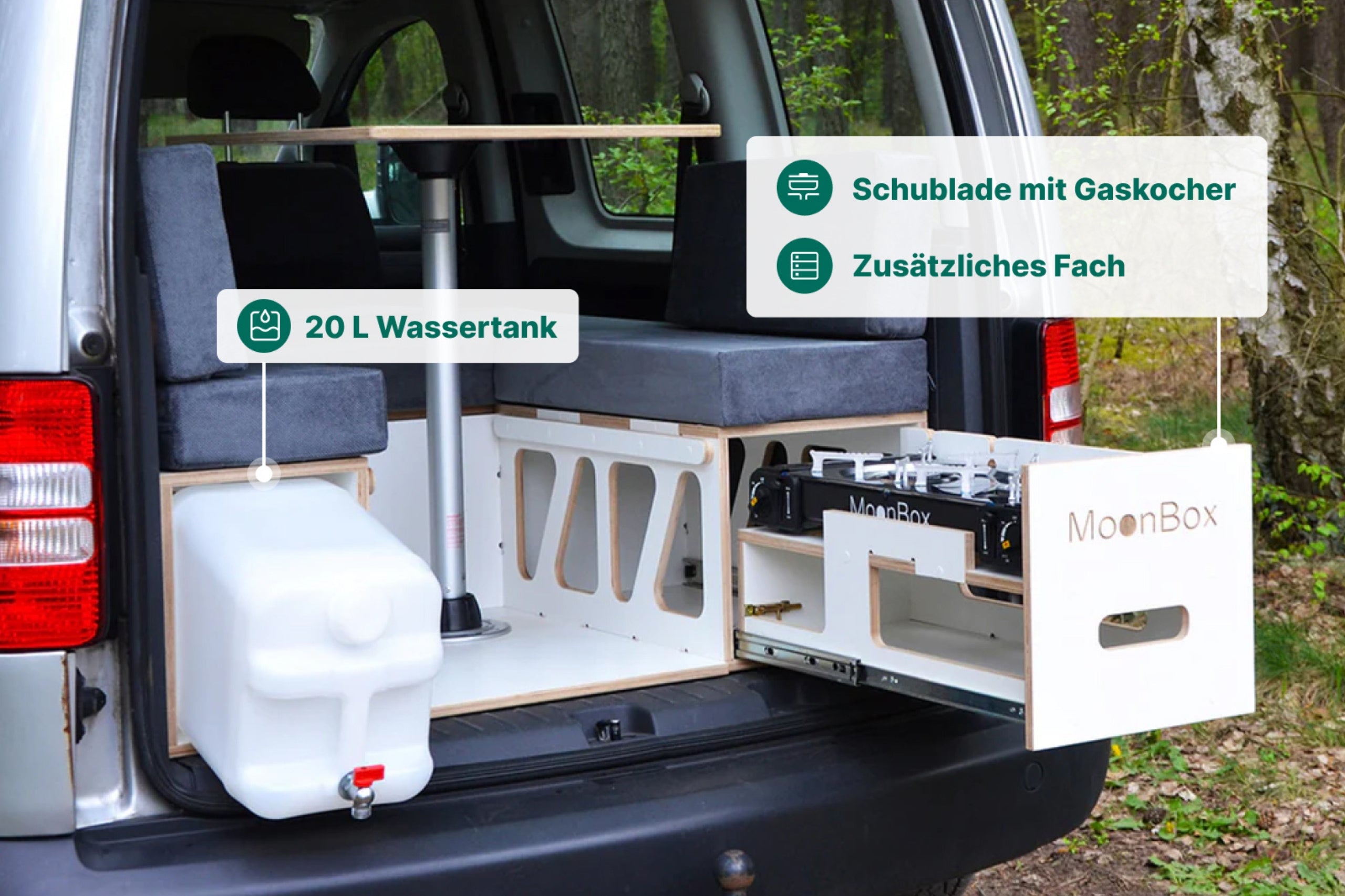 Moonbox Campingbox Minivan 100cm Modify