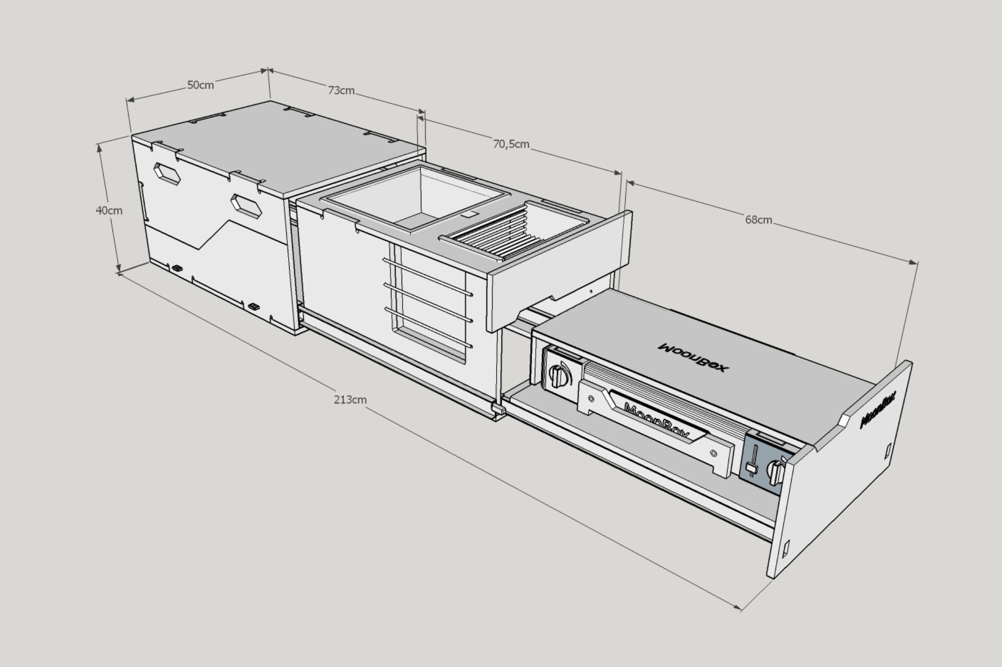 Moonbox Kitchenbox - White Edition