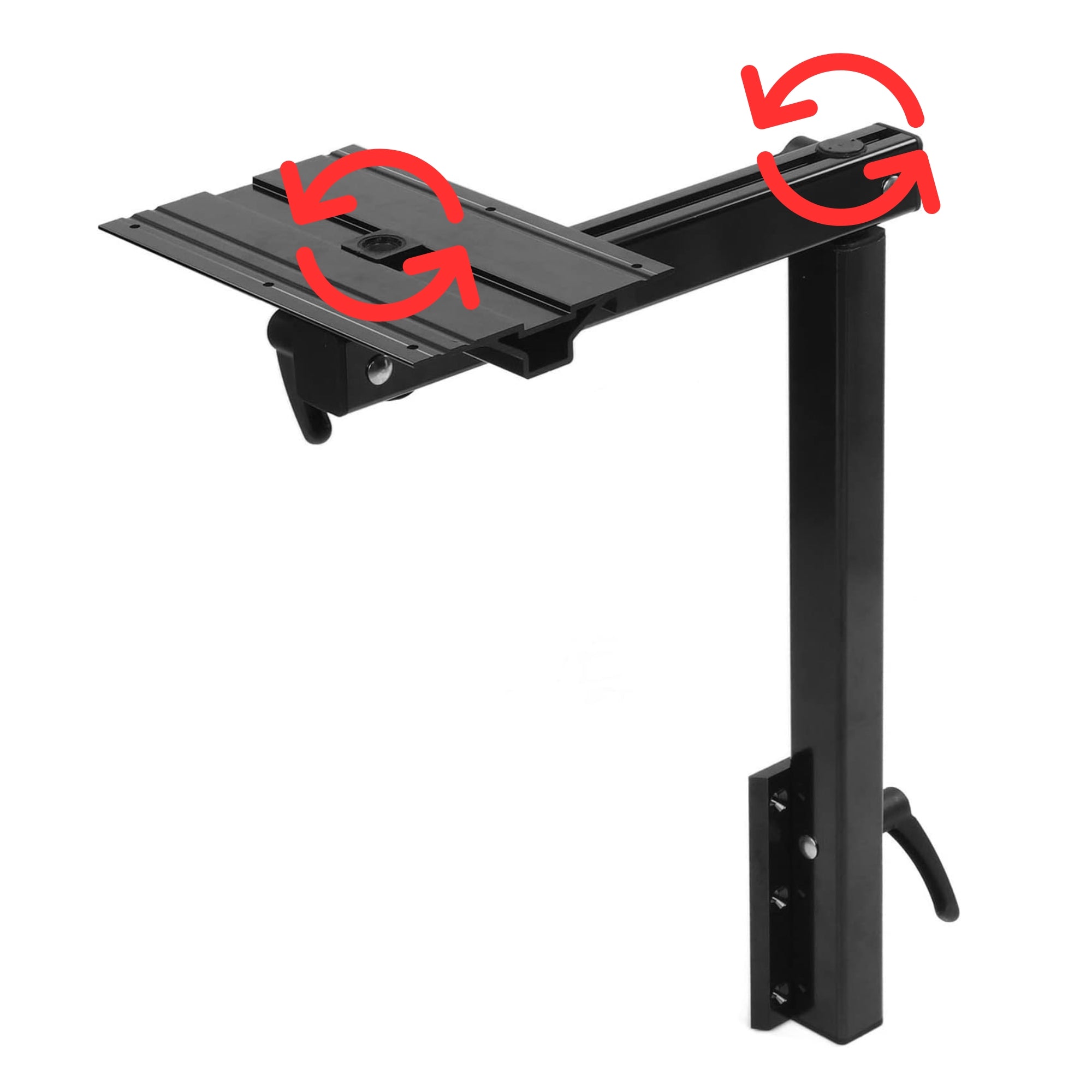 Moonbox Tischbein 360° drehbar - Schwarz