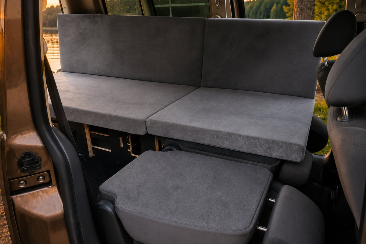 Moonbox Campingbox für Caddy Maxi Minivan - 67cm breit - Dunkelgrau