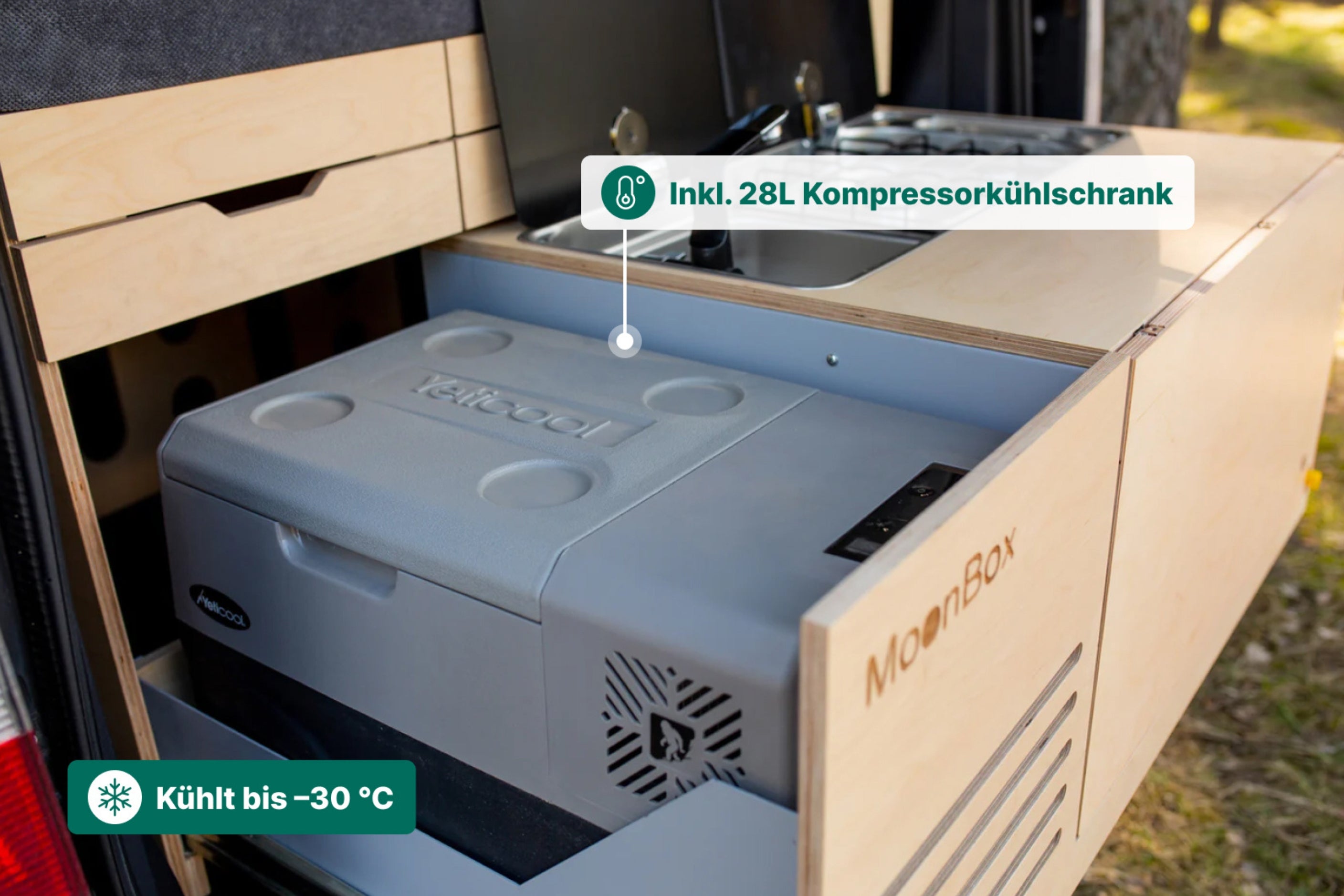 Moonbox Campingbox Van/Bus 119 Premium