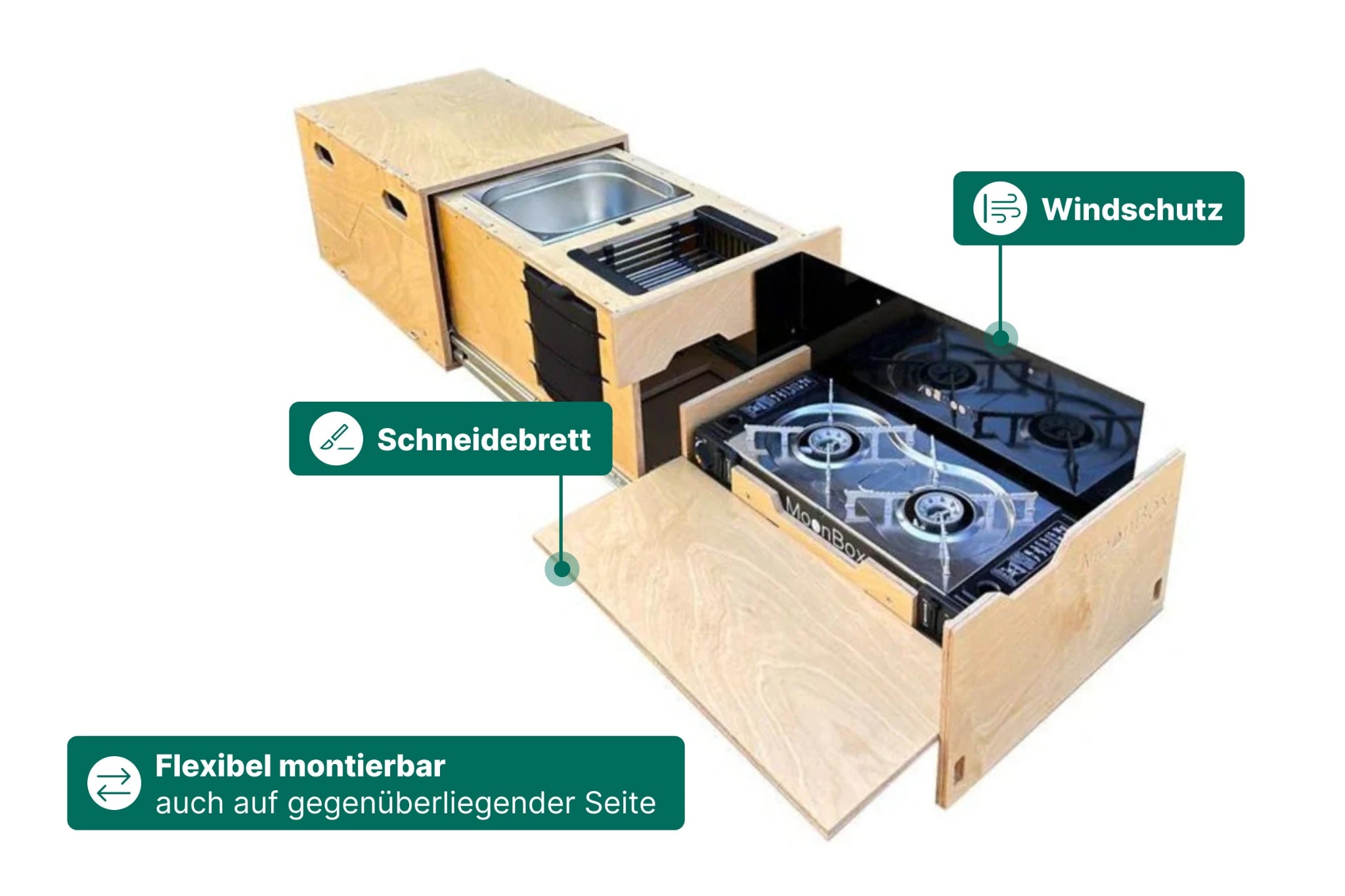 Moonbox Kitchenbox - UV-Lack