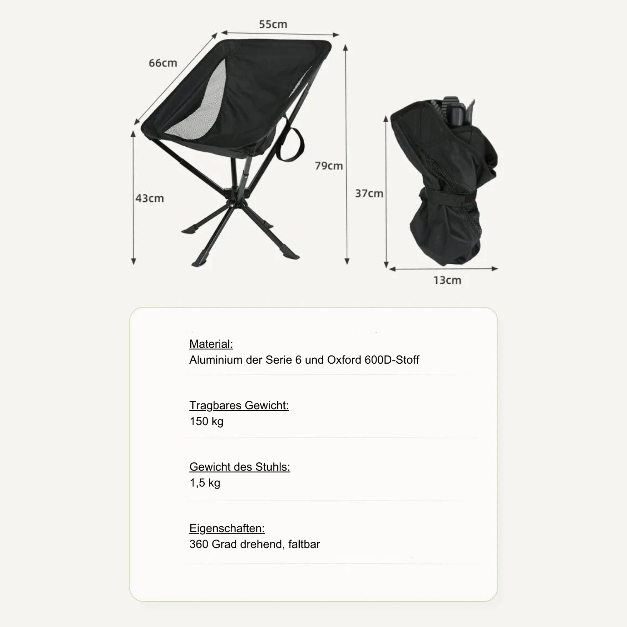 Moonbox Campingstuhl