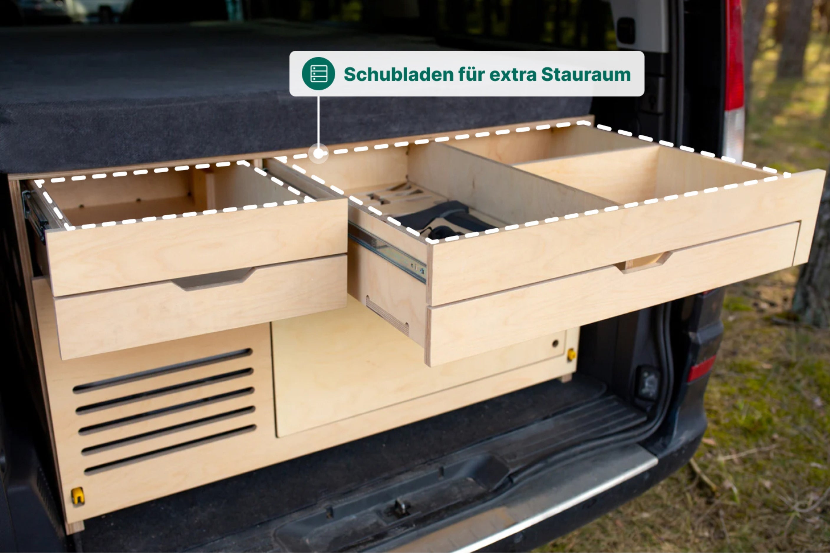 Moonbox Campingbox Van/Bus 124 Premium