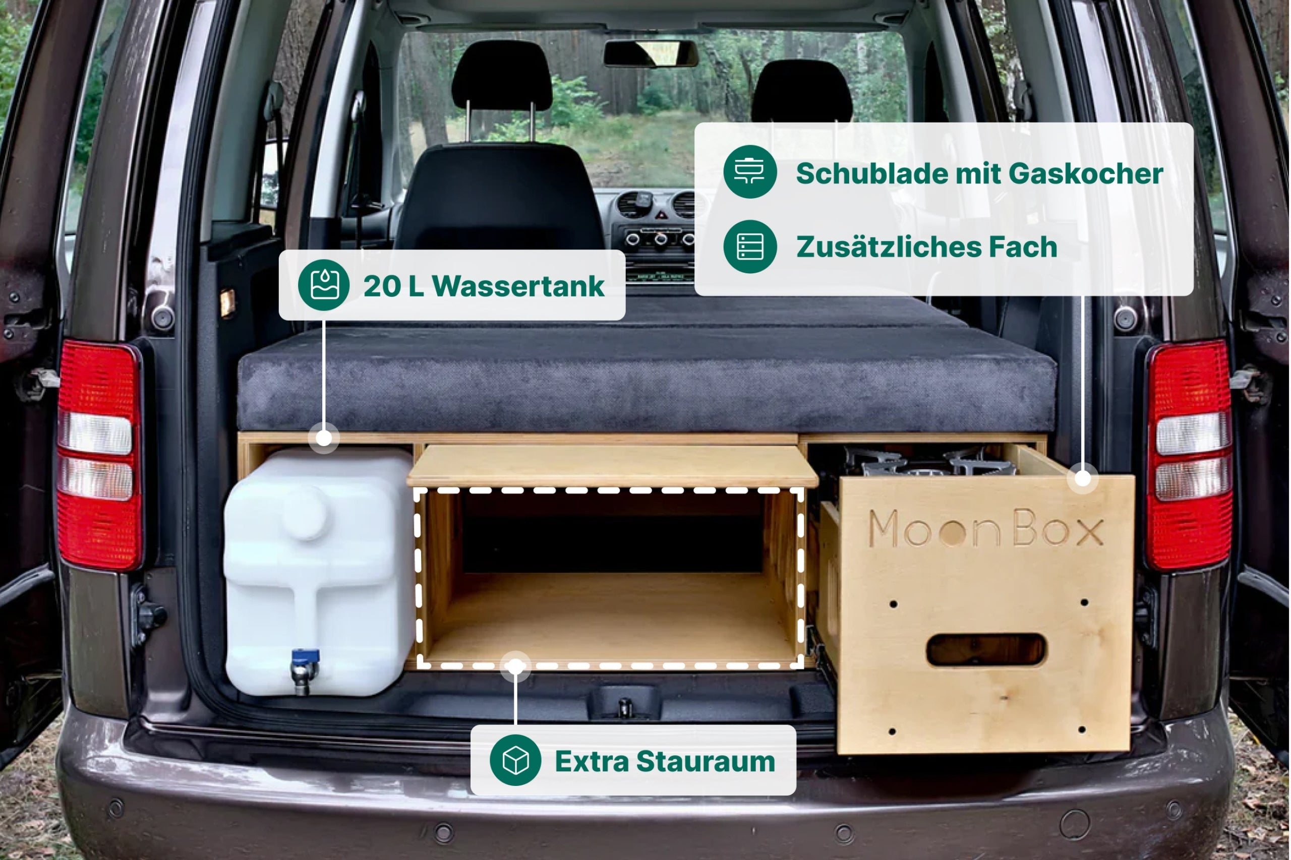 Moonbox Campingbox Minivan 111cm