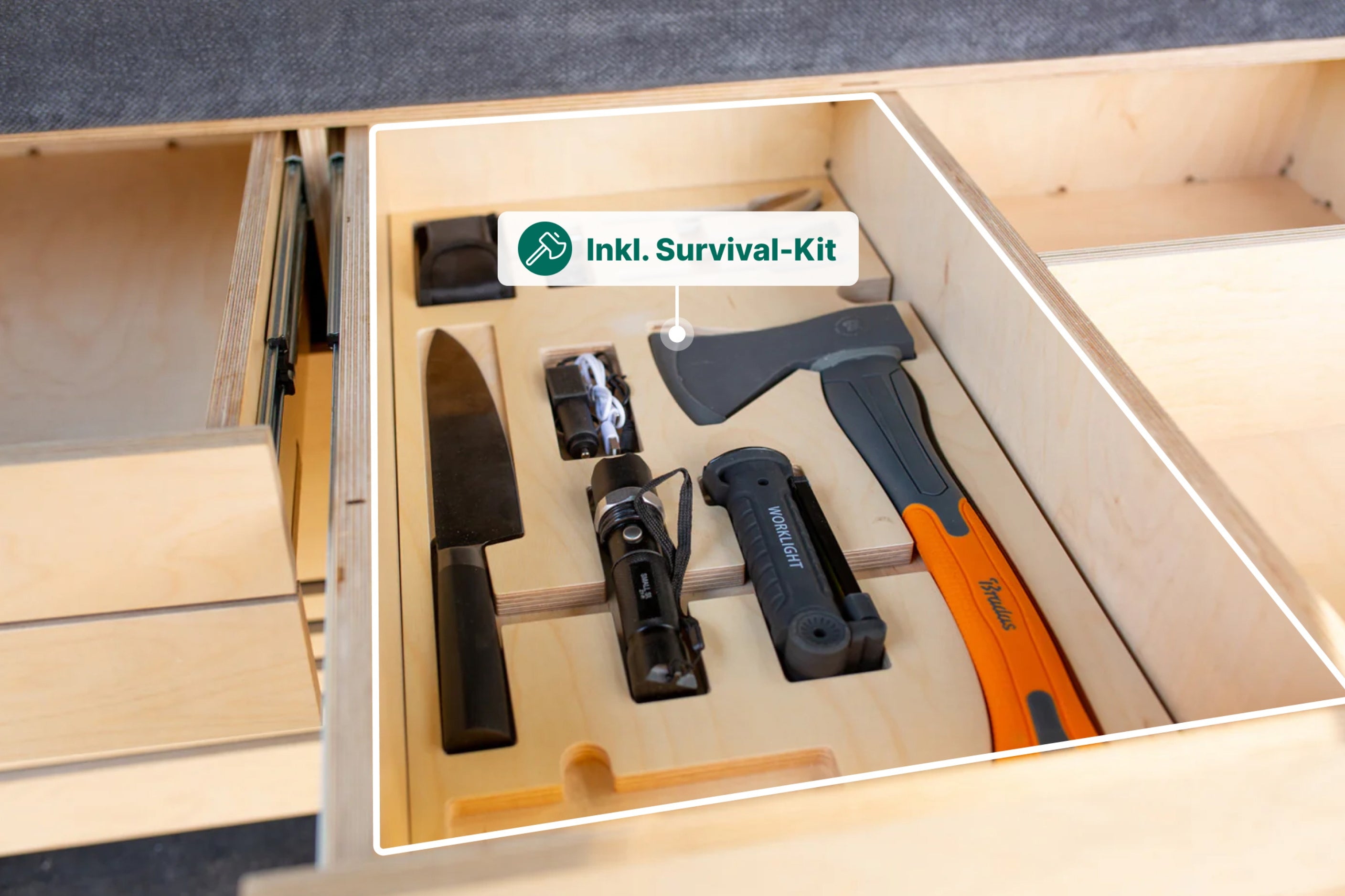 Moonbox Campingbox Van/Bus 124 Premium