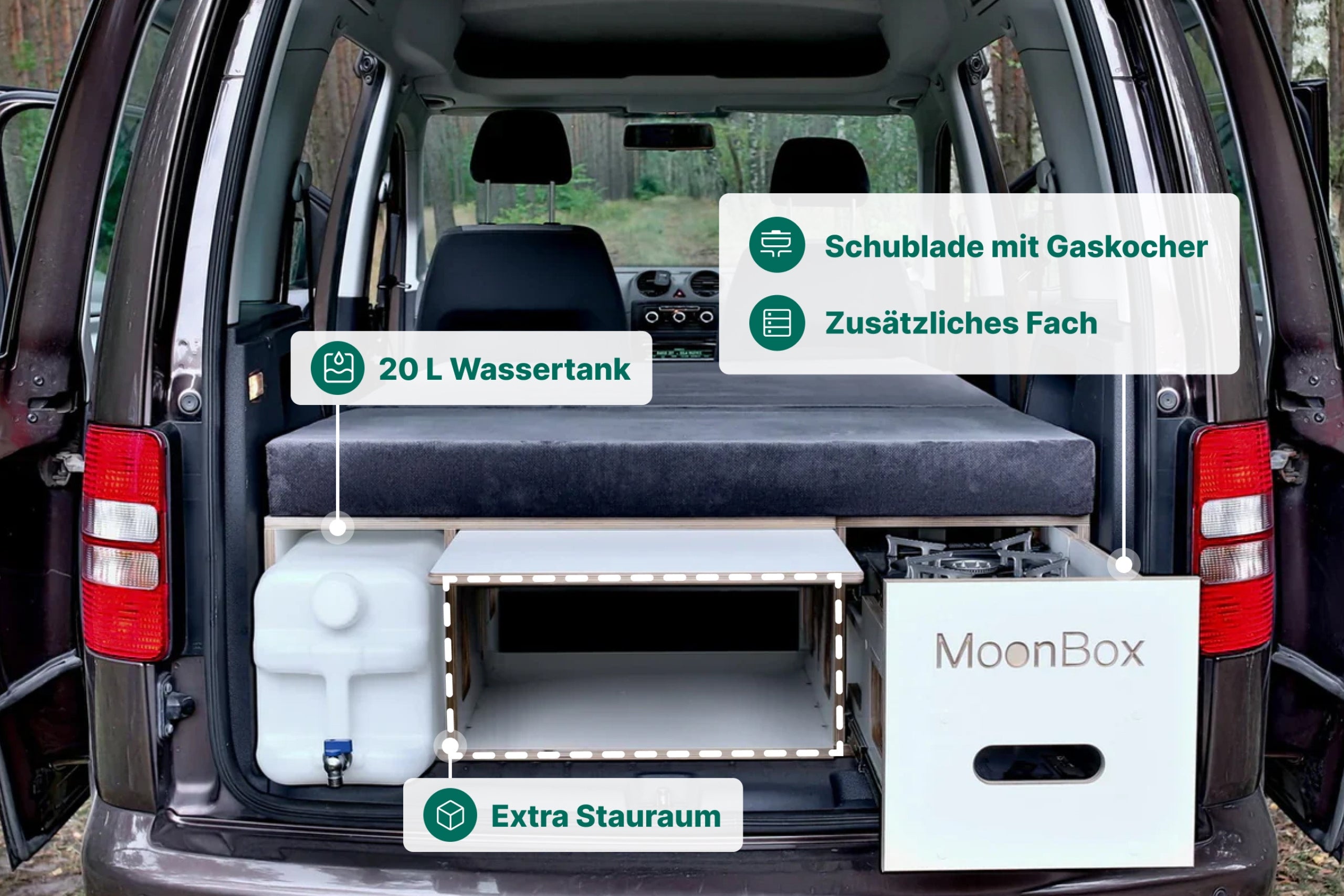 Moonbox Campingbox Minivan 111cm
