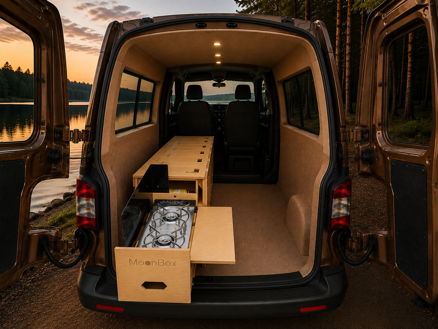 Moonbox Campingbox SOLO Van/Bus - 73cm breit