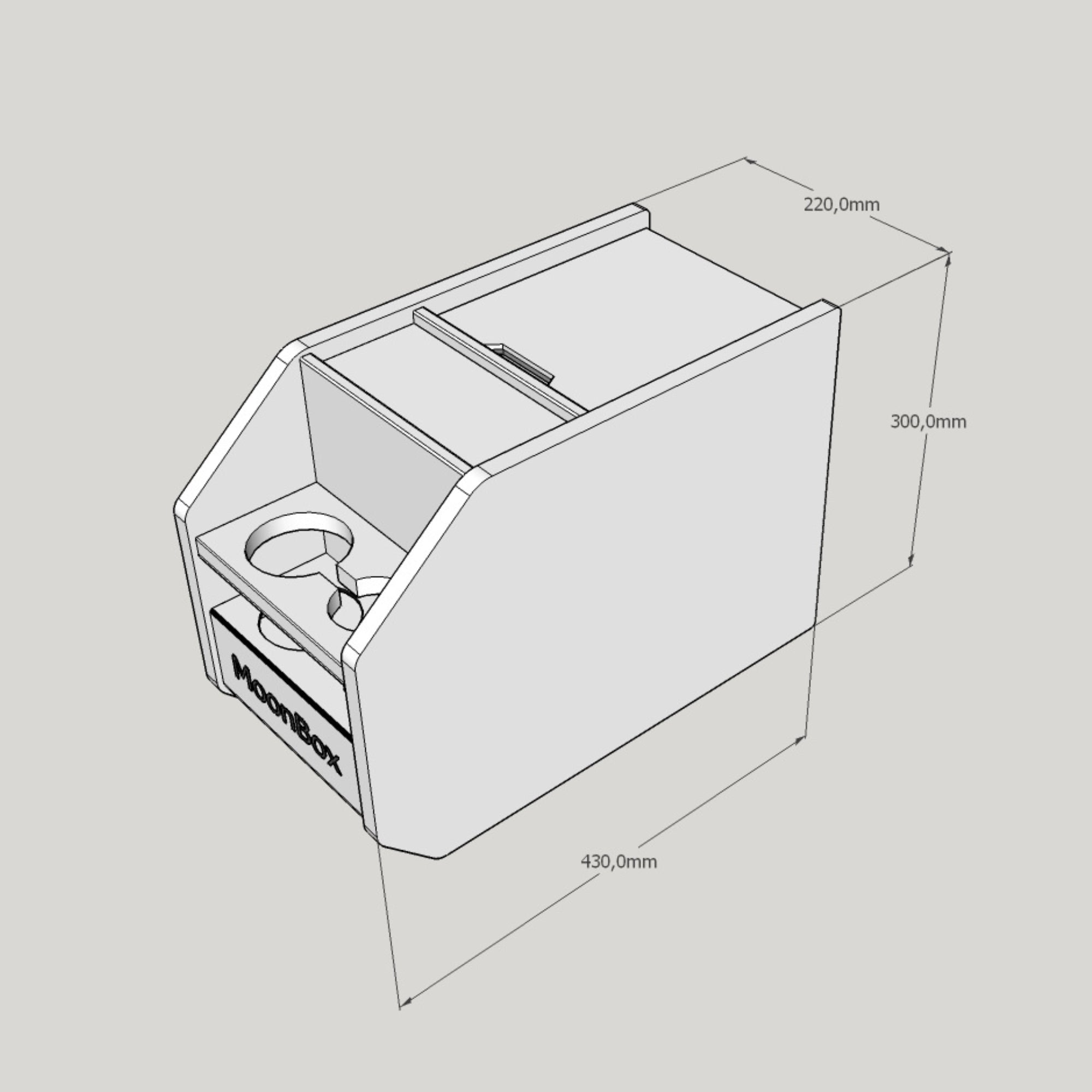 Moonbox Mittelkonsole universal - für Camper und Kastenwagen