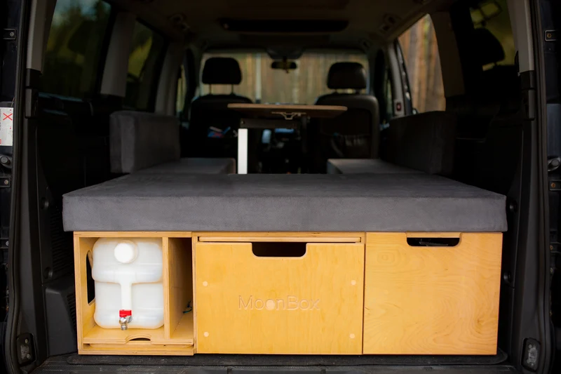 Moonbox Campingbox mit Tisch Van/Bus 119cm Modify