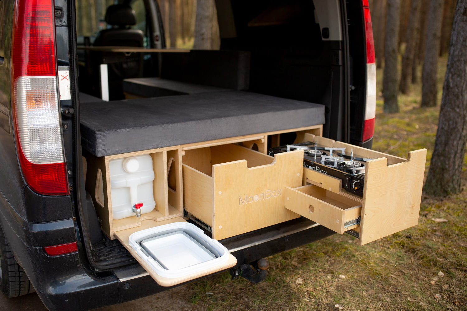 Moonbox Campingbox mit Tisch Van/Bus 115cm Modify Special Edition