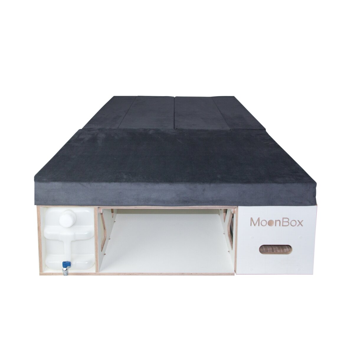 Moonbox Campingbox mit Tisch Van/Bus 115cm Weiß